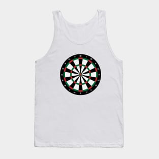 Dartboard artistic design Tank Top